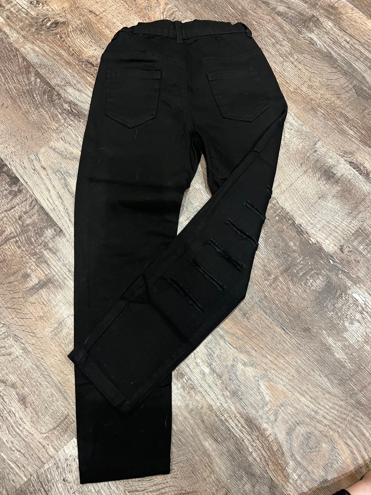 Black jeans with adjustable waist!